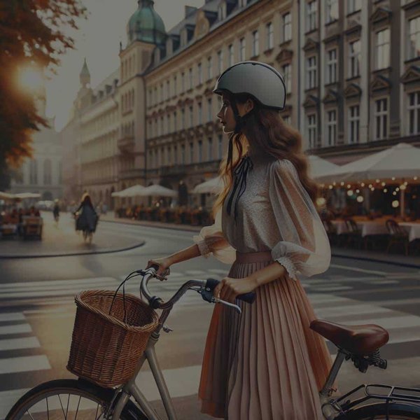 Quelle est la meilleure façon de faire du vélo en ville tout en restant chic et féminine ?